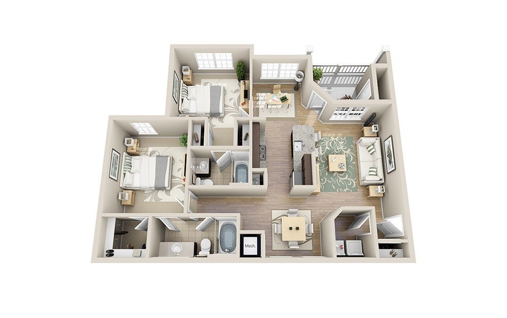 Floor Plan - B2 Edisto