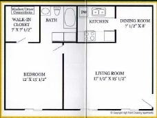 1BR/1BA - One Bedroom