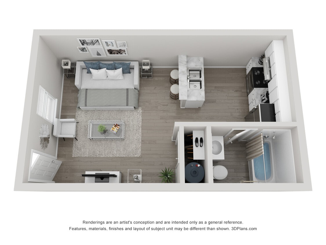 Floor Plan - Studio Standard - Call For Availability