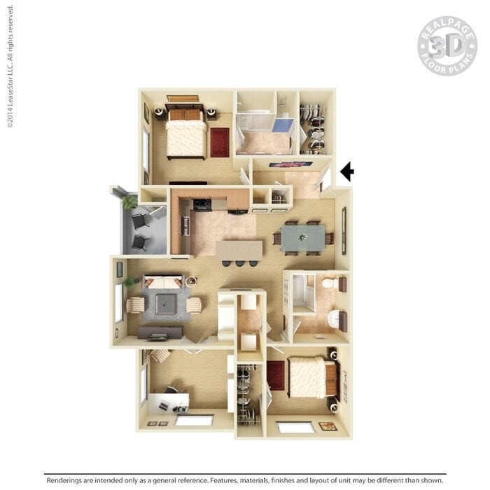 Floor Plan - The Willamette