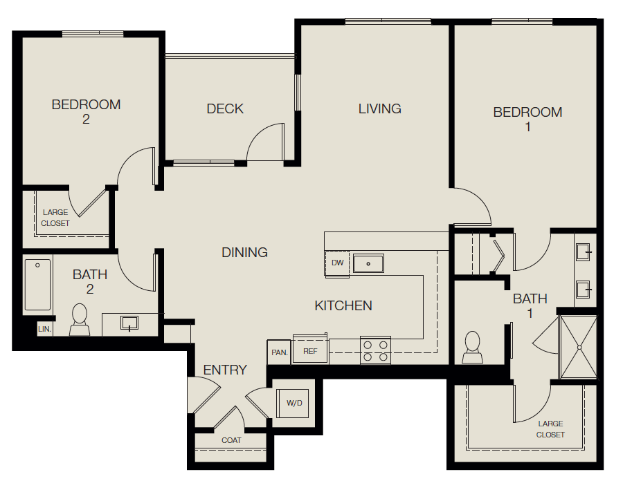 Floor Plan - Plan 2G