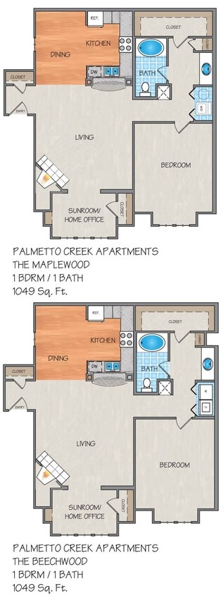 Floor Plan - 1x1
