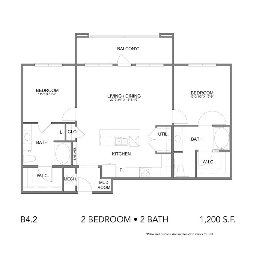 Floor Plan - B4.2 ADA
