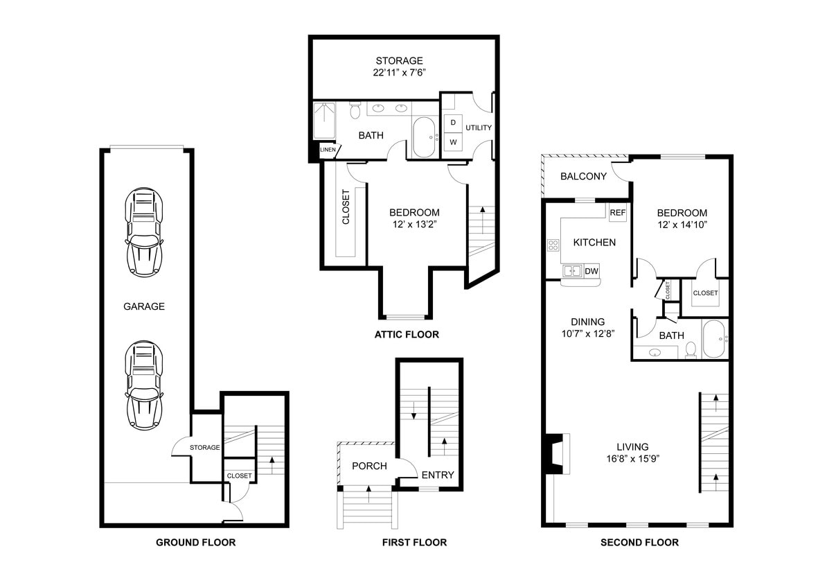 Floor Plan - THE HARVARD