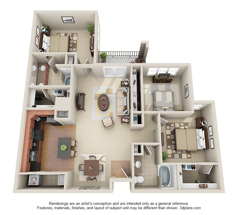 Floor Plan - Westheimer (C1)