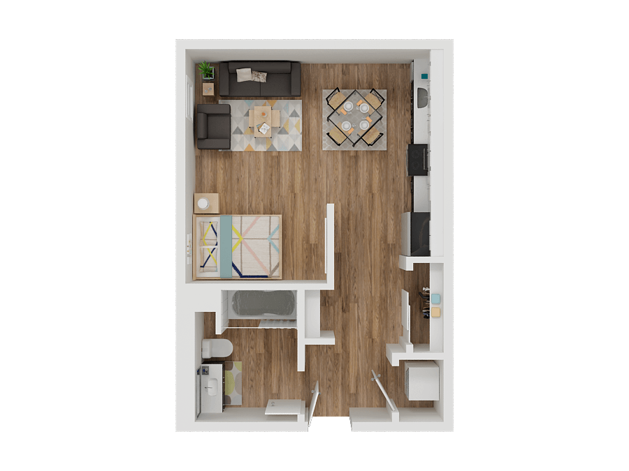 Floor Plan - Studio - Cottage