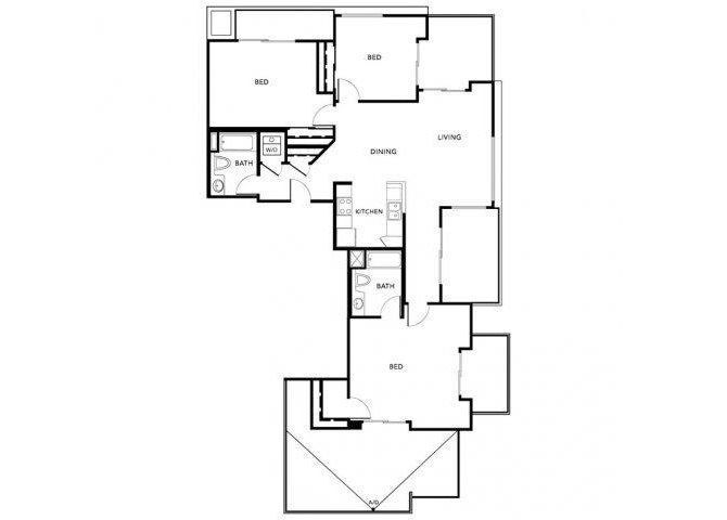 Floor Plan - Plan E (Milano)