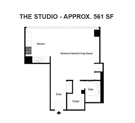 Floor Plan - Studio