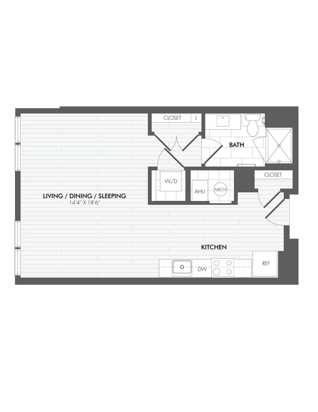 Floor Plan - Studio-D1