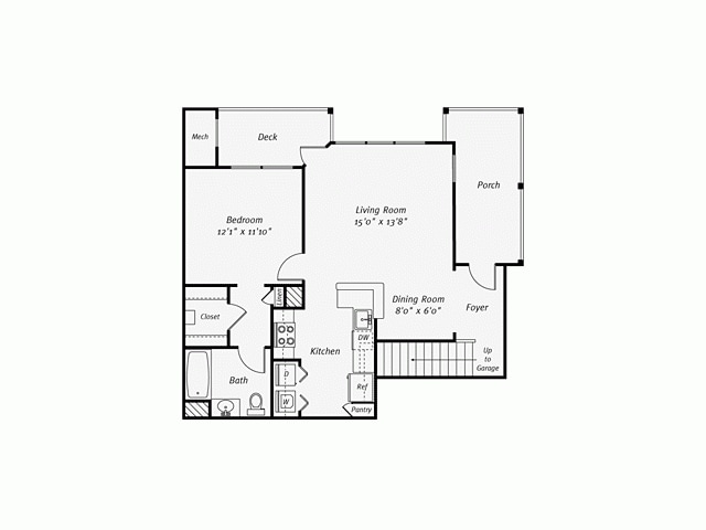 1BR/1BA - 1 Bed/1 Bath-A2