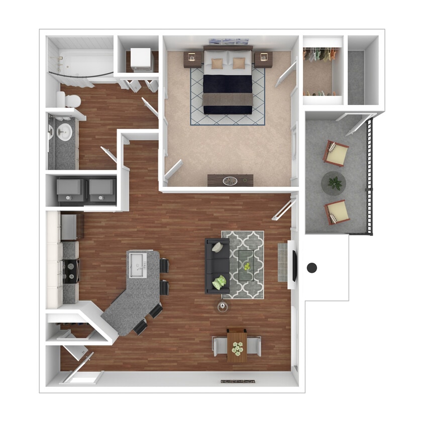 Floor Plan - Braddock - Renovated