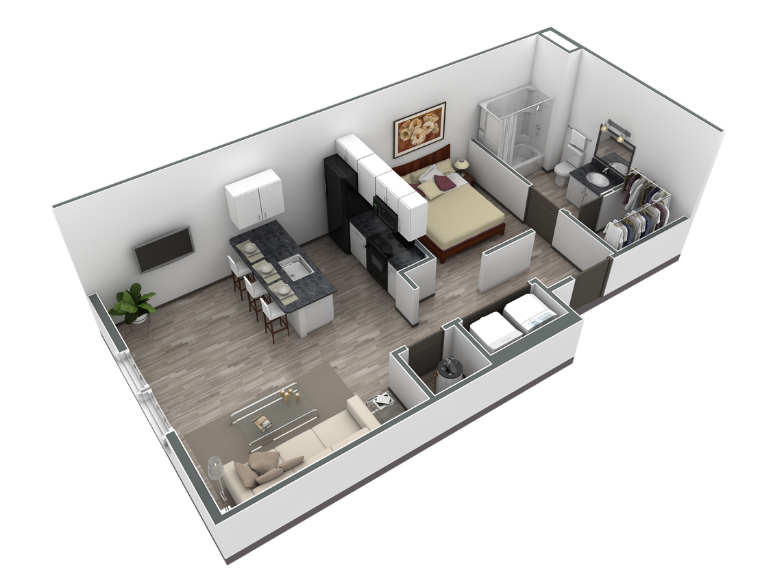 Floor Plan - Studio Retreat Overlook