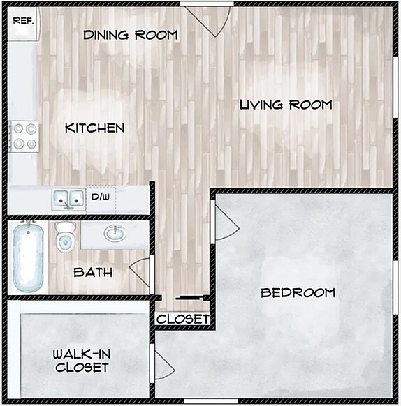 1x1 - Platinum 1BR 1BA