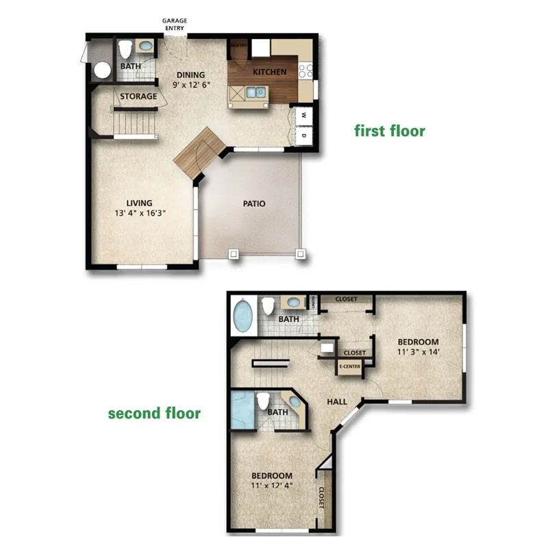 Floor Plan - Kingston I Deluxe