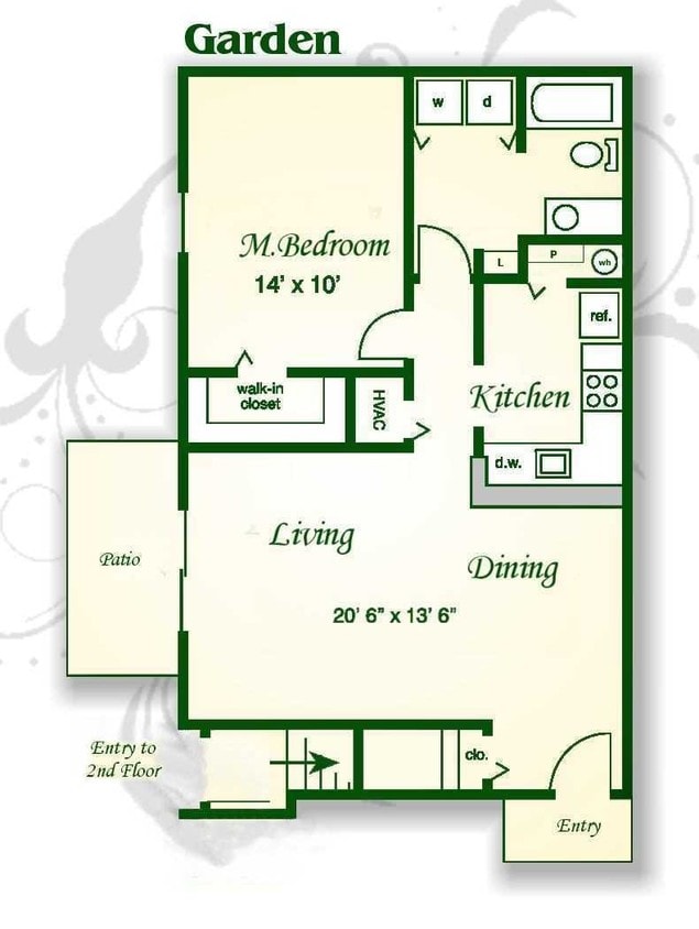 Floor Plan - The Allen Garden