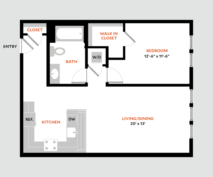 Floor Plan - Plan 1L