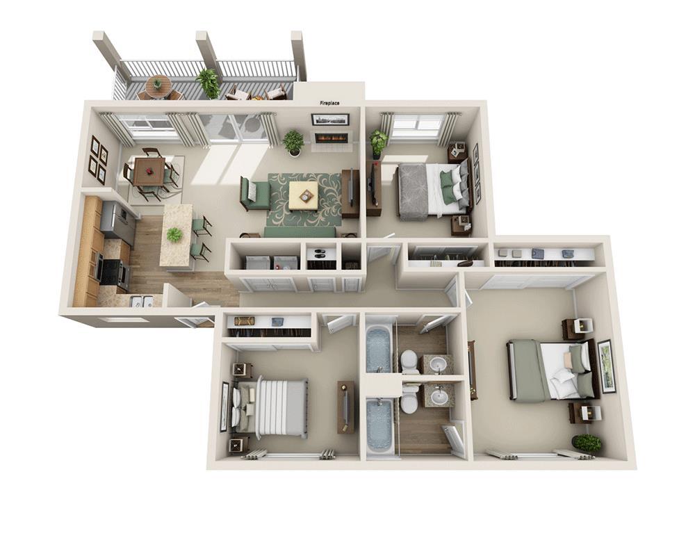Floor Plan - The Marin (C2)