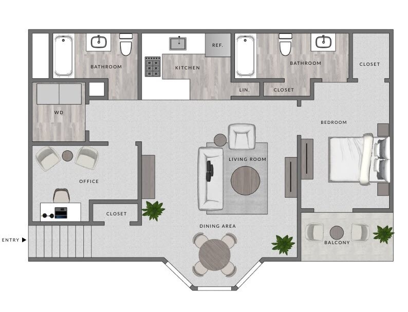 Floor Plan - A5 - 1x2D