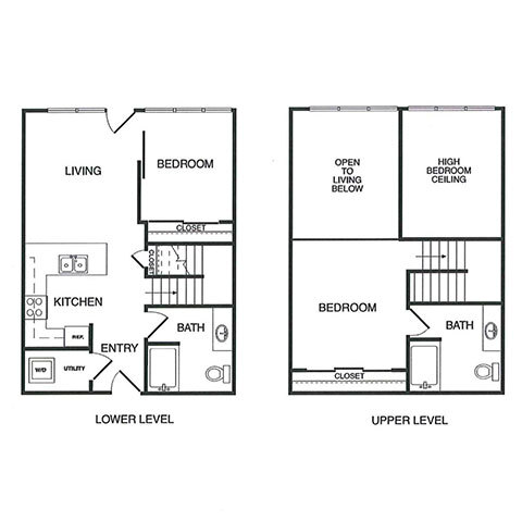 Floor Plan - 2x2 Loft A