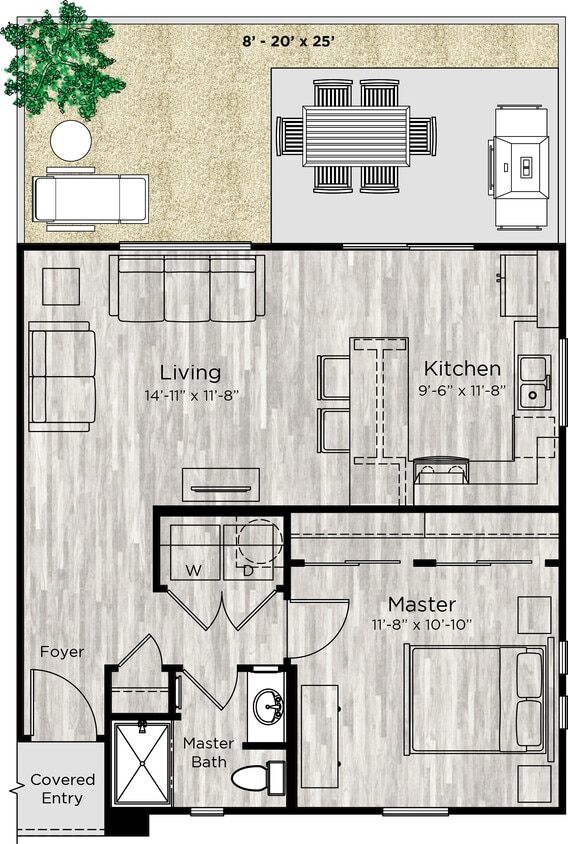 Floor Plan - The Alcove