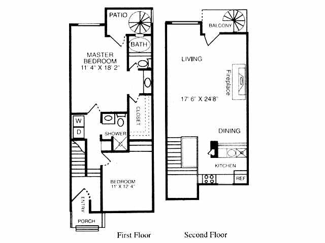 2BR/2.5BA - 2 Bedroom Townhome