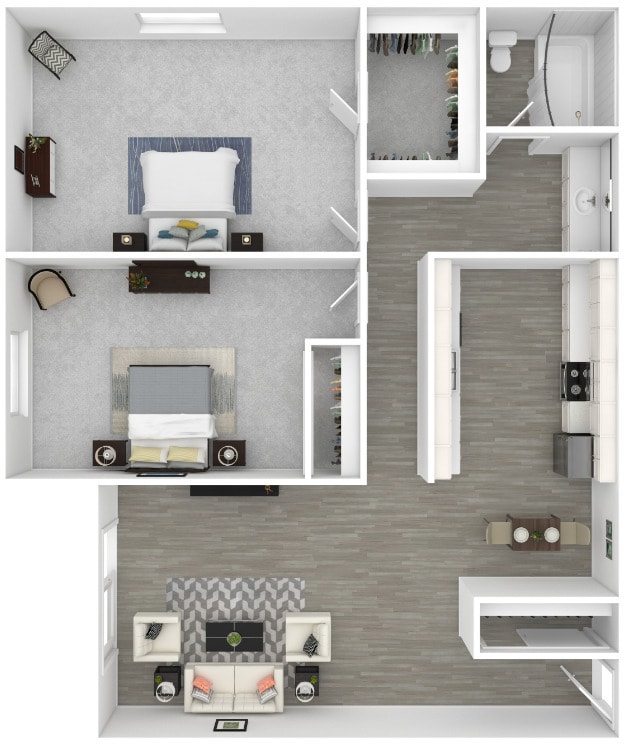 Floor Plan - 1x1