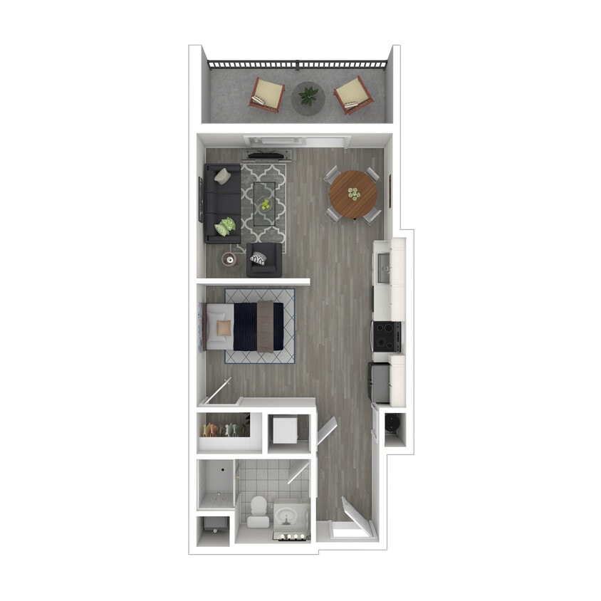 Cavalier - Studio - 3D Furnished - Cavalier