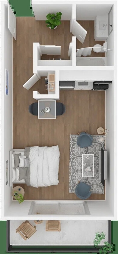 Floor Plan - Studio A