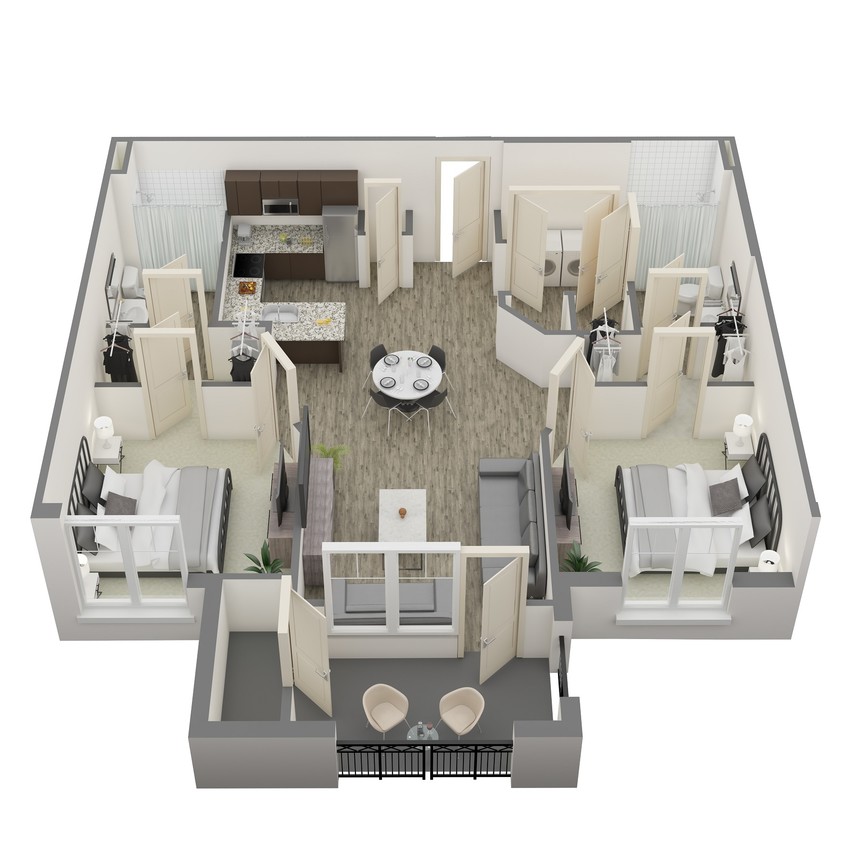 Floor Plan - Pebblebrook-L
