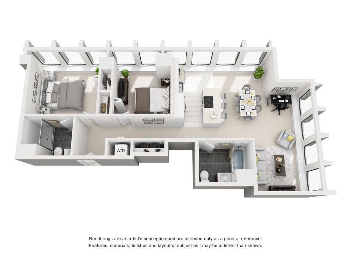 Floor Plan - 2 Bedroom