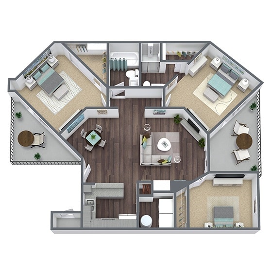 Floor Plan - 3 BEDROOM