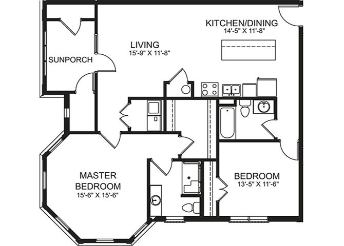 Floor Plan - The Mimosa