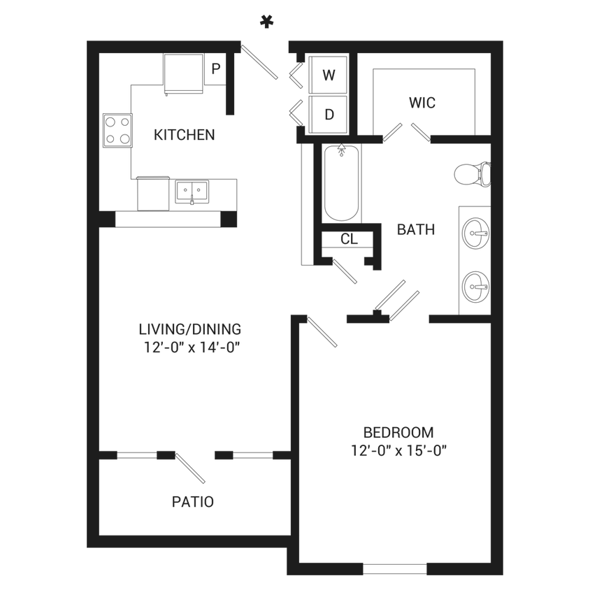 Floor Plan - The Vogue