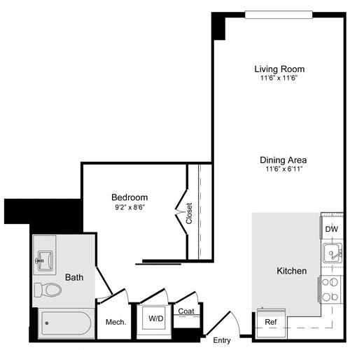 Floor Plan - E-2 Junior