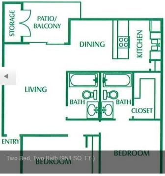 2BR/2BA - E