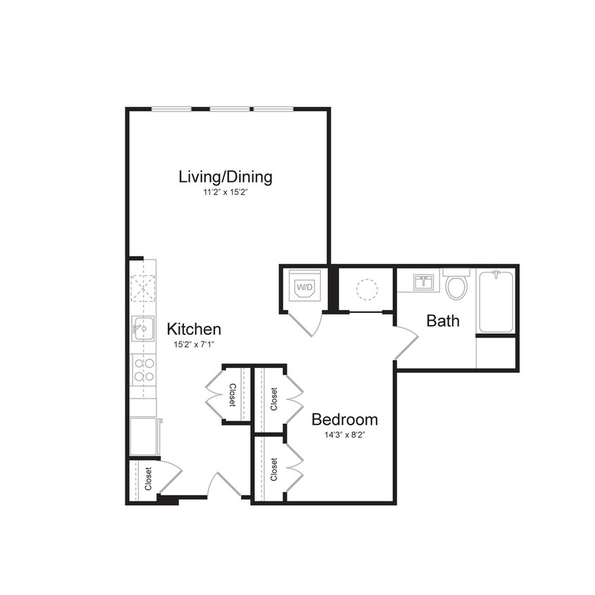 Floor Plan - Studio (SB-A)