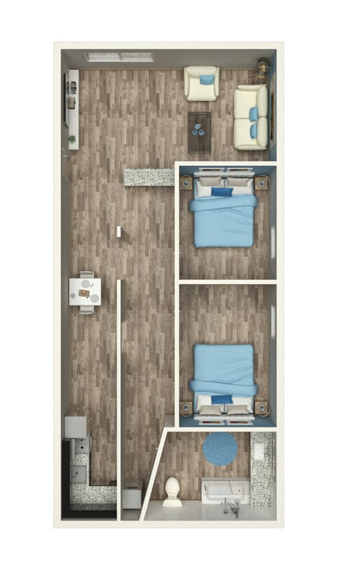 3 Sound 2B- top view - The Sound