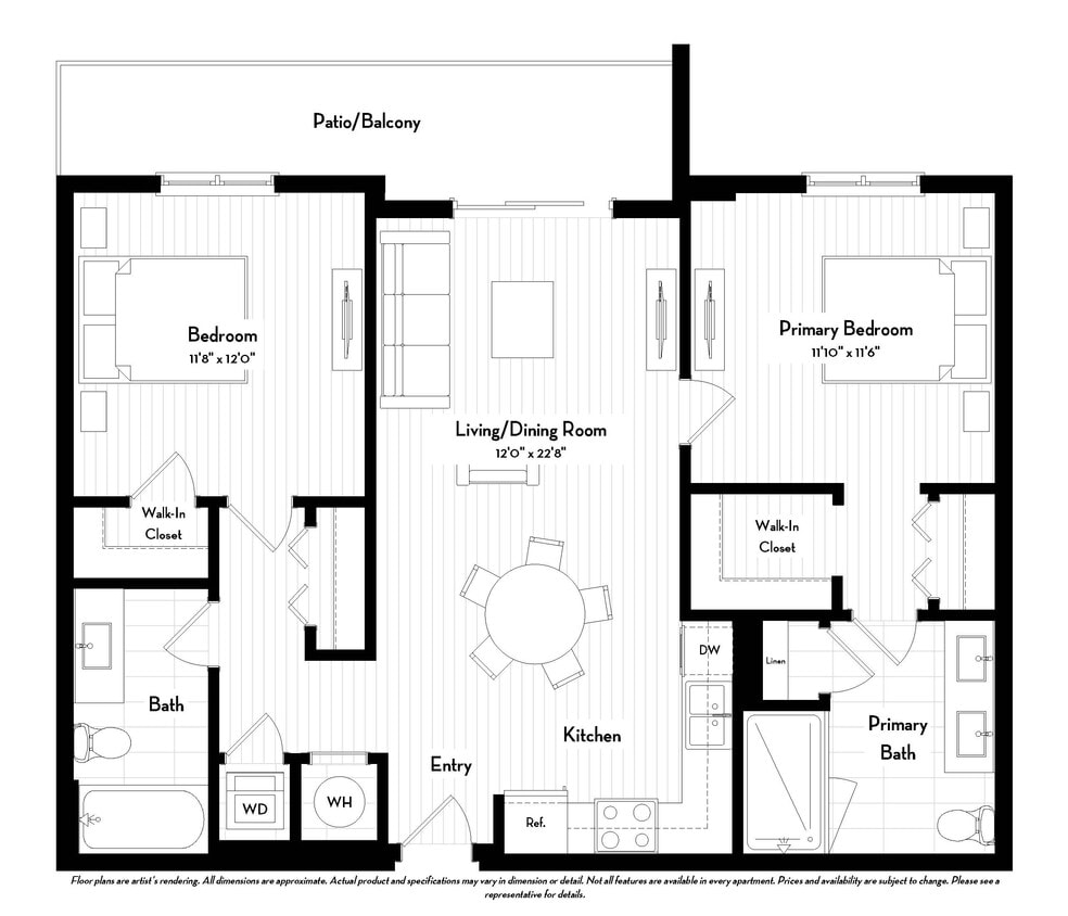 Floor Plan - B1.5W (Salary Requirements Apply)