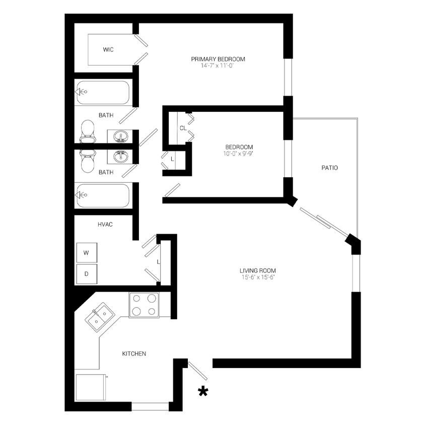 Floor Plan - The Cypress
