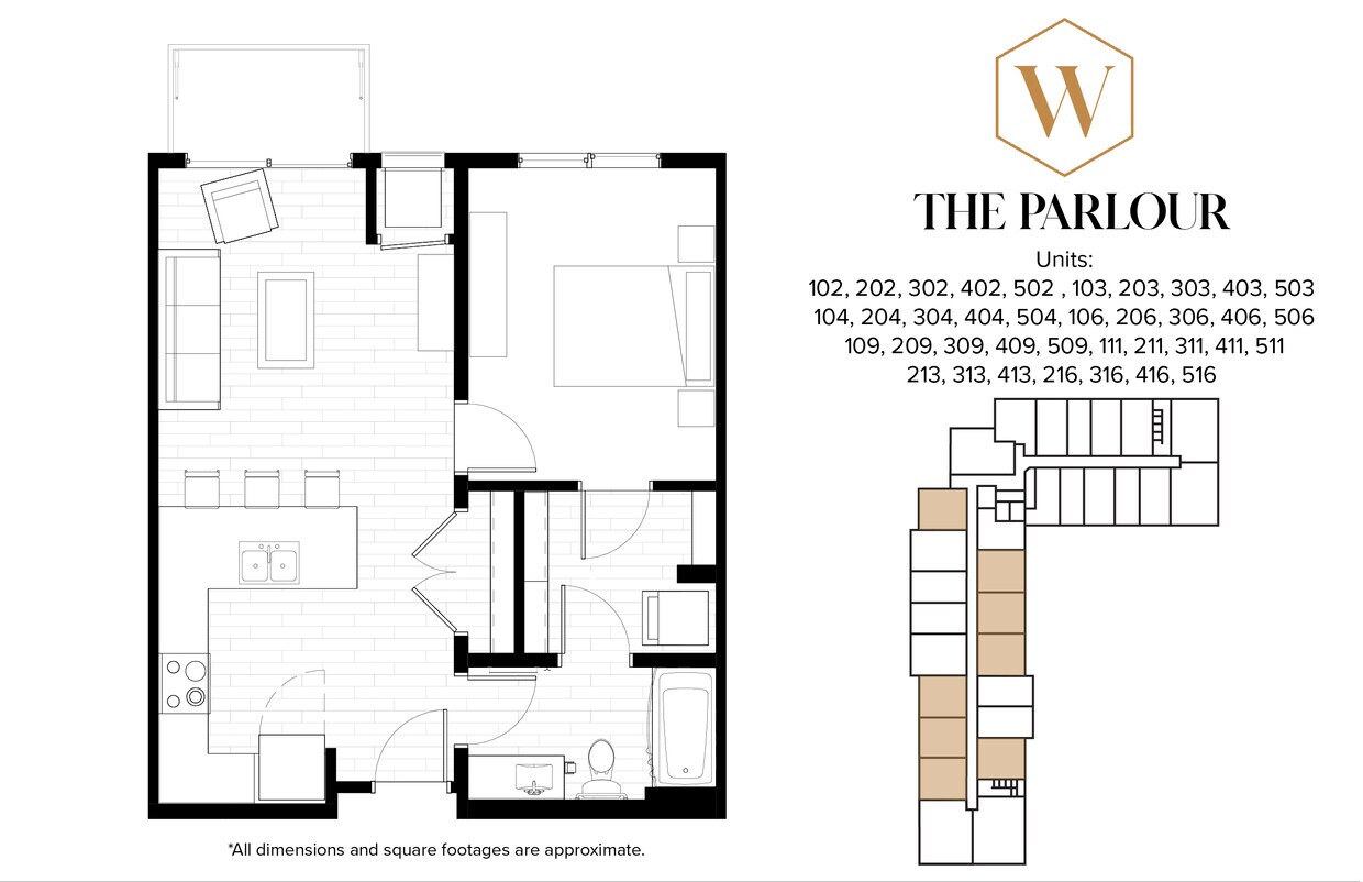 Floor Plan - The Parlour