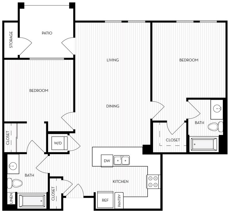 Floor Plan - Revela II Floorplan 2-1C