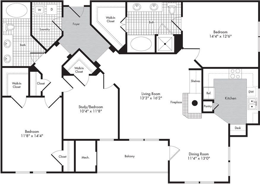 Floor Plan - The Citrine