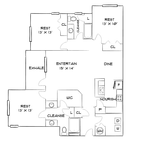 Floor Plan - Design 3A