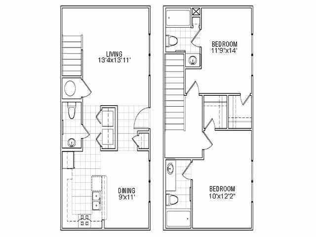 2BR\2.5BA - Back River