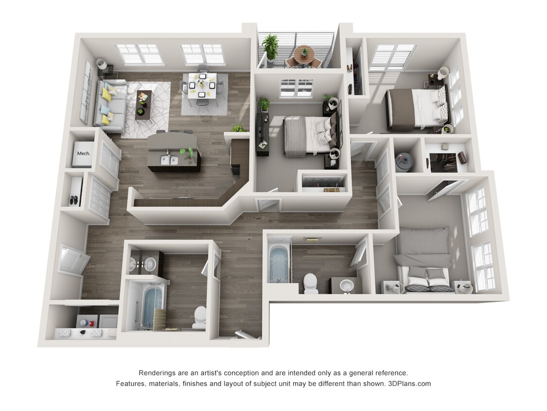 Floor Plan - 3x2 BCD