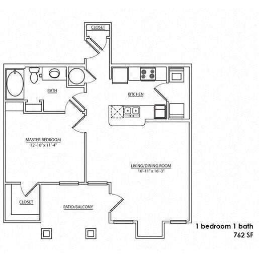 Floor Plan - 1F - 1G