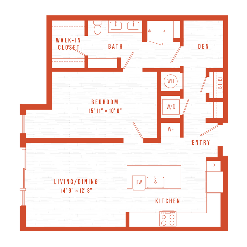 Floor Plan - A14+Den