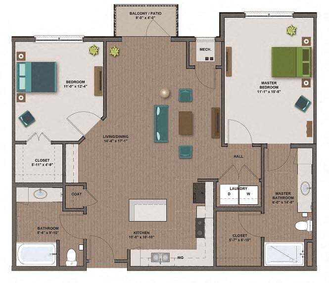 Floor Plan - TESLA III