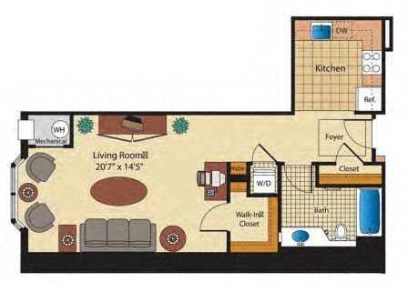 Floor Plan - Studio - S4
