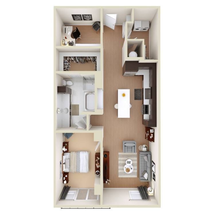 Floor Plan - A8 + DEN